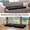 image:imageFrienda 2 Pack 2 x 16 x 16 Upholstery High Density Foam Square WhiteBlack