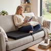 image:imageFrienda 2 Pack 2 x 16 x 16 Upholstery High Density Foam Square WhiteBlack