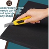 image:imageFrienda 2 Pack 2 x 16 x 16 Upholstery High Density Foam Square WhiteBlack