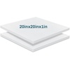 image:imageFrienda 2 Pack 2 x 16 x 16 Upholstery High Density Foam Square WhiteWhite