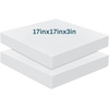 image:imageFrienda 2 Pack 2 x 16 x 16 Upholstery High Density Foam Square WhiteWhite