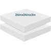 image:imageFrienda 2 Pack 2 x 16 x 16 Upholstery High Density Foam Square WhiteWhite