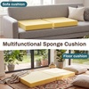 image:imageFrienda 2 Pack 2 x 16 x 16 Upholstery High Density Foam Square WhiteYellow