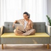 image:imageFrienda 2 Pack 2 x 16 x 16 Upholstery High Density Foam Square WhiteYellow