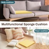 image:imageFrienda 2 Pack 2 x 16 x 16 Upholstery High Density Foam Square WhiteYellow