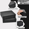 image:imageFrienda 2 Pcs Black Polyurethane Foam Block Inserts for CasesBlack