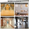 image:imageFrienda 2 Pcs Heavy Duty Rubber Door Stops Wedge StackableWhiteBlack