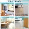 image:imageFrienda 2 Pcs Heavy Duty Rubber Door Stops Wedge StackableWhiteBlue