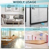 image:imageFrienda 2 Pcs Heavy Duty Rubber Door Stops Wedge StackableWhiteBlue