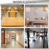 image:imageFrienda 2 Pcs Heavy Duty Rubber Door Stops Wedge StackableWhiteGray