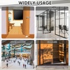 image:imageFrienda 2 Pcs Heavy Duty Rubber Door Stops Wedge StackableWhiteWhite