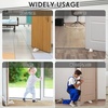 image:imageFrienda 2 Pcs Heavy Duty Rubber Door Stops Wedge StackableWhiteWhite