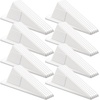 image:imageFrienda 2 Pcs Heavy Duty Rubber Door Stops Wedge StackableWhiteWhite