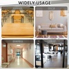 image:imageFrienda 2 Pcs Heavy Duty Rubber Door Stops Wedge StackableWhiteWhite