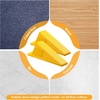 image:imageFrienda 2 Pcs Heavy Duty Rubber Door Stops Wedge StackableWhiteYellow