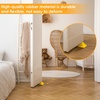 image:imageFrienda 2 Pcs Heavy Duty Rubber Door Stops Wedge StackableWhiteYellow