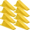 image:imageFrienda 2 Pcs Heavy Duty Rubber Door Stops Wedge StackableWhiteYellow