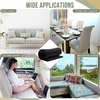image:imageFrienda 2 Pcs High Density Upholstery Foam Cushion White 12 X 24 X 72Black