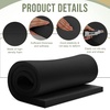 image:imageFrienda 2 Pcs High Density Upholstery Foam Cushion White 12 X 24 X 72Black