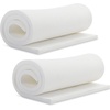 image:imageFrienda 2 Pcs High Density Upholstery Foam Cushion White 12 X 24 X 72White
