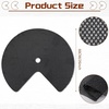 image:imageFrienda 2 Pcs Lazy Susan Shelf Liners  Non Adhesive Non Slip Kitchen Cabinet Liners for Refrigerator Pantry Sink amp Cupboard Storage26 InchBlackBlack