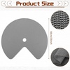 image:imageFrienda 2 Pcs Lazy Susan Shelf Liners  Non Adhesive Non Slip Kitchen Cabinet Liners for Refrigerator Pantry Sink amp Cupboard Storage26 InchBlackGray