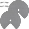 image:imageFrienda 2 Pcs Lazy Susan Shelf Liners  Non Adhesive Non Slip Kitchen Cabinet Liners for Refrigerator Pantry Sink amp Cupboard Storage26 InchBlackGray