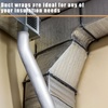 image:imageFrienda 2 Rolls Duct Insulation Wrap Self Adhesive 12 x 180 x 18 Inch HVAC Pipe Insulation Wrap Thick Aluminum Foil Silver Heat Radiant Barrier Blanket for Pipe Wall Sound Deadening Tape12 x 180 x 18 Inch