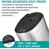 image:imageFrienda 200 Mils 5mm 95 Sqft Car Sound Heat Sound Deadening Insulation Mat with 2 Rubber Roller 315 x 433 Inch Automotive Noise Deadener Auto Heat Mat Shield Noise Deadening for Hood Ceiling Door24 x 425 Inch  70Sqft  5 mm