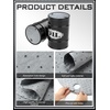 image:imageFrienda 25 Pcs Drum Top Oil Absorbent Pads for 55 Gallon Drums GrayGray