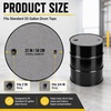image:imageFrienda 25 Pcs Drum Top Oil Absorbent Pads for 55 Gallon Drums GrayGray
