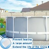 image:imageFrienda 33 Inch 24 Pcs Peel and Stick Above Ground Pool Cove Foam Long Add Protection to Swimming Pool Liner for Above Ground Pools Accessories White12