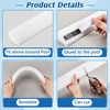 image:imageFrienda 33 Inch 24 Pcs Peel and Stick Above Ground Pool Cove Foam Long Add Protection to Swimming Pool Liner for Above Ground Pools Accessories White24