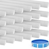image:imageFrienda 33 Inch 24 Pcs Peel and Stick Above Ground Pool Cove Foam Long Add Protection to Swimming Pool Liner for Above Ground Pools Accessories White24