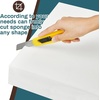 image:imageFrienda 4 Pack 3 x 24 x 24 Upholstery High Density Foam Cushion WhiteWhite
