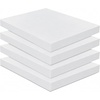 image:imageFrienda 4 Pack 3 x 24 x 24 Upholstery High Density Foam Cushion WhiteWhite