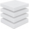 image:imageFrienda 4 Pack 3 x 24 x 24 Upholstery High Density Foam Cushion WhiteWhite