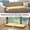image:imageFrienda 4 Pack 3 x 24 x 24 Upholstery High Density Foam Cushion WhiteYellow