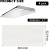 image:imageFrienda 4 Pcs Fluorescent Light Covers 24x24x01225x465x 01