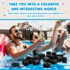 image:imageFrienda 50 Pcs Pool Noodle Bits 256 Od X 098 Id Pastel ColorsBlack