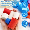 image:imageFrienda 50 Pcs Pool Noodle Bits 256 Od X 098 Id Pastel ColorsIndependence Day Colors