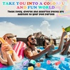 image:imageFrienda 50 Pcs Pool Noodle Bits 256 Od X 098 Id Pastel ColorsRegular Colors