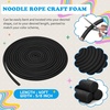 image:imageFrienda 58 Inch x 40 ft Orange Foam Noodles for Crafts Versatile Pool Noodles Foam Tubes Cylinder Rods for Modeling DIY Arts and Crafts SuppliesBlack