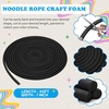image:imageFrienda 58 Inch x 40 ft Orange Foam Noodles for Crafts Versatile Pool Noodles Foam Tubes Cylinder Rods for Modeling DIY Arts and Crafts SuppliesBlack
