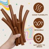 image:imageFrienda 58 Inch x 40 ft Orange Foam Noodles for Crafts Versatile Pool Noodles Foam Tubes Cylinder Rods for Modeling DIY Arts and Crafts SuppliesBrown