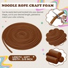 image:imageFrienda 58 Inch x 40 ft Orange Foam Noodles for Crafts Versatile Pool Noodles Foam Tubes Cylinder Rods for Modeling DIY Arts and Crafts SuppliesBrown