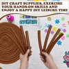 image:imageFrienda 58 Inch x 40 ft Orange Foam Noodles for Crafts Versatile Pool Noodles Foam Tubes Cylinder Rods for Modeling DIY Arts and Crafts SuppliesBrown