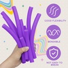 image:imageFrienda 58 Inch x 40 ft Orange Foam Noodles for Crafts Versatile Pool Noodles Foam Tubes Cylinder Rods for Modeling DIY Arts and Crafts SuppliesLight Purple