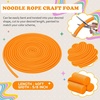 image:imageFrienda 58 Inch x 40 ft Orange Foam Noodles for Crafts Versatile Pool Noodles Foam Tubes Cylinder Rods for Modeling DIY Arts and Crafts SuppliesOrange