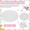 image:imageFrienda 58 Inch x 40 ft Orange Foam Noodles for Crafts Versatile Pool Noodles Foam Tubes Cylinder Rods for Modeling DIY Arts and Crafts SuppliesWhite